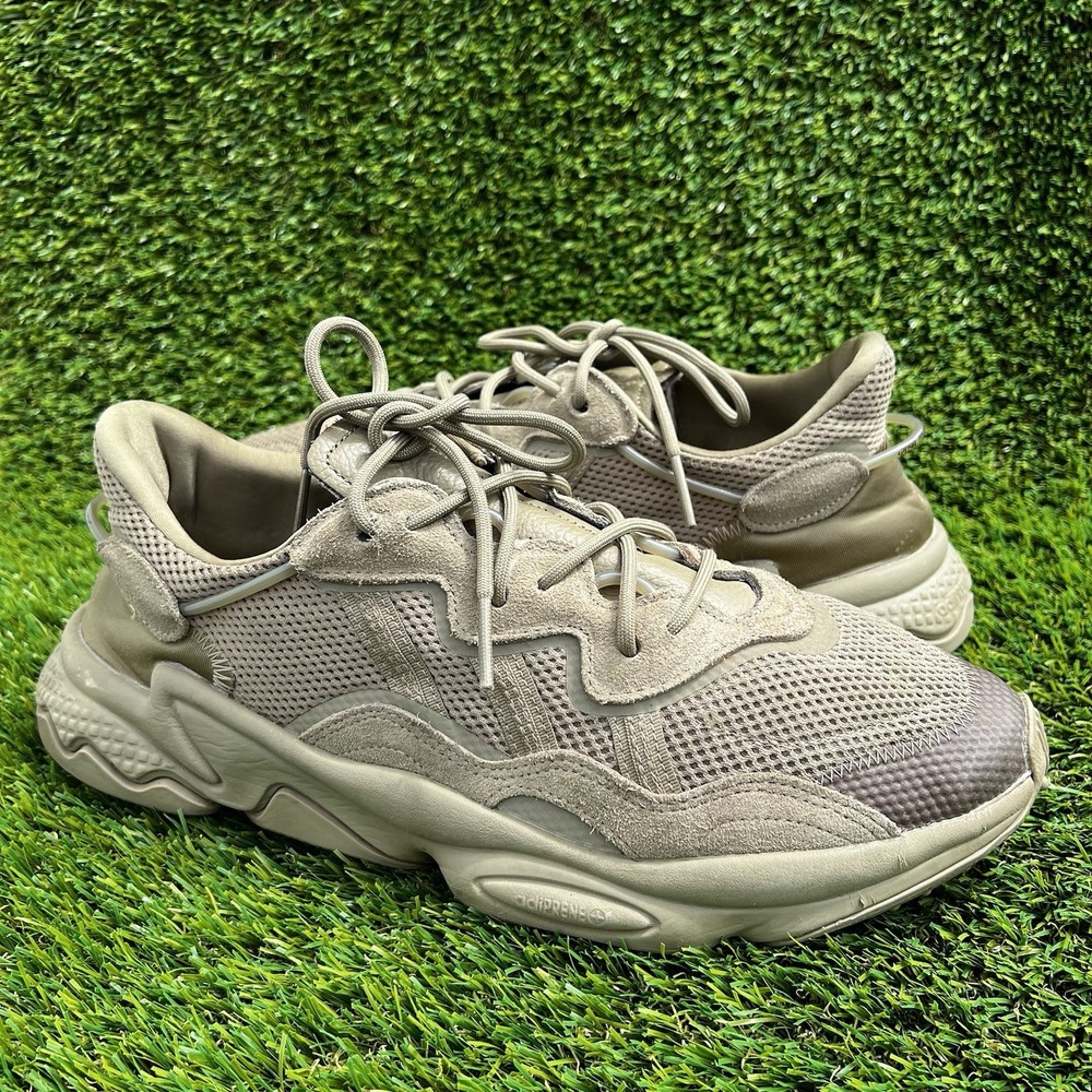 Adidas Shoes Men Size 12.5 Ozweego Running Trace Cargo Night Green Sneakers